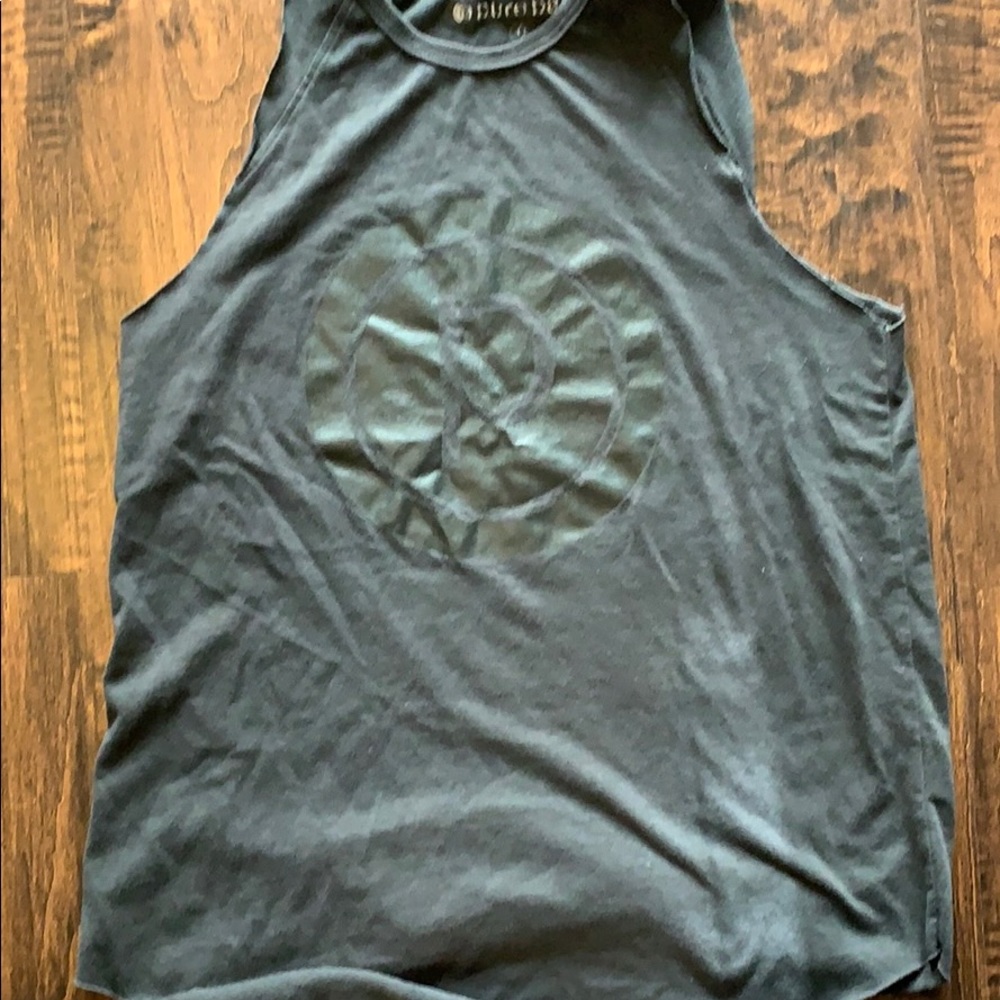 Black / black circle p top - PURE BARRE